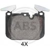 Sada brzdových platničiek kotúčovej brzdy A.B.S. 37954 Sada brzdových platničiek kotúčovej brzdy A.B.S. 37954