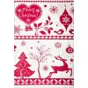 INTERMEDIC SK Látka Christmas Red 10ks cca 150x34 cm INTERMEDIC SK Látka Christmas Red 10ks cca 150x34 cm