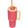Termohrnček s teleskopickou slamkou Kambukka Rio Tumbler 950 ml Pink Papaya Termohrnček s teleskopickou slamkou Kambukka Rio Tumbler 950 ml Pink Papaya