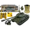 LEAN TOYS Tank s bunkrom 1:28 RC - zelený LEAN TOYS Tank s bunkrom 1:28 RC - zelený
