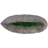 MIJ Servírovací tanier MIDORI 32,5 x 13,5 cm zelená keramika