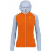 Karpos AMBRIZZOLA FULL-ZIP dámska mikina s kapucňou scarlet ibis/halogen blue Karpos AMBRIZZOLA FULL-ZIP dámska mikina s kapucňou scarlet ibis/halogen blue
