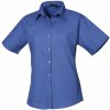 PREMIER PR 302 / Dámska popelínová košeľa s krátkym rukávom - royal M PREMIER PR 302 / Dámska popelínová košeľa s krátkym rukávom - royal M