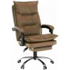 Kancelárske kreslo DRAKE — PU koža, hnedá Kancelárske kreslo DRAKE — PU koža, hnedá