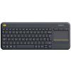 Logitech bezdrôtová klávesnica s touchpadom K400 plus - CZ/SK - čierna, 920-007151 Logitech bezdrôtová klávesnica s touchpadom K400 plus - CZ/SK - čierna, 920-007151