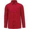 COTTON Pánska košeľa s dlhým rukávom KARIBAN, červená, Varianta červená, Veľkosť M COTTON Pánska košeľa s dlhým rukávom KARIBAN, červená, Varianta červená, Veľkosť M