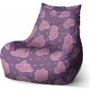 Sablio Sedací vak Bean Ružové obláčiky - 60 x 70 x 70 cm Sablio Sedací vak Bean Ružové obláčiky - 60 x 70 x 70 cm