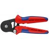 Samonastaviteľné lisovacie kliešte pre koncovky (s kovaním) 180 mm s AWG 28 - 7 KNIPEX 08698 Samonastaviteľné lisovacie kliešte pre koncovky (s kovaním) 180 mm s AWG 28 - 7 KNIPEX 08698