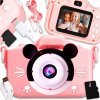 DETSKÝ DIGITÁLNY FOTOAPARÁT RUŽOVÝ MAČIATKO + 32GB KARTA + ŠNÚRKA DETSKÝ DIGITÁLNY FOTOAPARÁT RUŽOVÝ MAČIATKO + 32GB KARTA + ŠNÚRKA