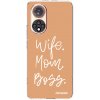 Picasee silikonový průhledný obal pro Huawei Nova 9 - Boss Mama Picasee silikonový průhledný obal pro Huawei Nova 9 - Boss Mama