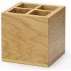FINE DINE Pouzdro na příbory a ubrousky 150x150x150 mm hnědé | FINE DINE, Madeira FINE DINE Pouzdro na příbory a ubrousky 150x150x150 mm hnědé | FINE DINE, Madeira