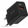Tech-Protect NC30W sieťový nabíjací adaptér USB-A + zásuvka typu C, PD30W, QC3, čierny Tech-Protect NC30W sieťový nabíjací adaptér USB-A + zásuvka typu C, PD30W, QC3, čierny