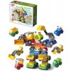 Stavebnica robot z áut 6v1 z veľkých kociek – 57 dielikov pre deti od 3 rokov Stavebnica robot z áut 6v1 z veľkých kociek – 57 dielikov pre deti od 3 rokov