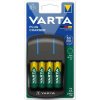 Nabíjačka Varta + 4 ks batérie AA R6 Varta 2100 mAh Nabíjačka Varta + 4 ks batérie AA R6 Varta 2100 mAh