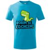 Handel detské tričko Robím si, čo chcem! tyrkysová