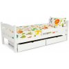 Wilsondo Detská posteľ so zábranou Oľga 5 90x200 - biela Wilsondo Detská posteľ so zábranou Oľga 5 90x200 - biela