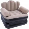 Nafukovacia pohovka 2v1 – kreslo s operadlami a rozkladacím lôžkom (daybed) - béžová Nafukovacia pohovka 2v1 – kreslo s operadlami a rozkladacím lôžkom (daybed) - béžová