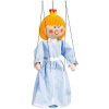 Drevená marioneta Princezná modrá, 20 cm Drevená marioneta Princezná modrá, 20 cm