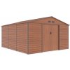 Plechový záhradný domček G21 - GAH 1300, 340 x 382cm hnedá Plechový záhradný domček G21 - GAH 1300, 340 x 382cm hnedá