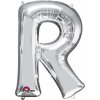 Amscan Fóliový balónik písmeno R 86 cm strieborný Amscan Fóliový balónik písmeno R 86 cm strieborný