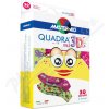 QUADRA 3D Dívky Dětská barevná náplast 20 ks 2 vel.