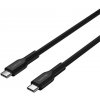 Canyon OnWire CCAP60CL, 1 m, kábel nab. a synchr., USB-C / USB-C, 60W PD, 480Mbps, opletený, čierny CND-CCAP60AB10B Canyon OnWire CCAP60CL, 1 m, kábel nab. a synchr., USB-C / USB-C, 60W PD, 480Mbps, opletený, čierny CND-CCAP60AB10B