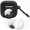 AppleKing 3v1 sada silikónového obalu a ochrannej fólie na prednú a zadnú stranu pre AirPods 4 / AirTag 1 / 2 - čierna - možnosť vrátiť tovar ZADARMO do 30tich dní AppleKing 3v1 sada silikónového obalu a ochrannej fólie na prednú a zadnú stranu pre AirPods 4 / AirTag 1 / 2 - čierna - možnosť vrátiť tovar ZADARMO do 30tich dní