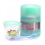 Fisher-price termoska na jídlo s hrnečkem a lžičkou