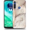 Picasee silikónový prehľadný obal pre Motorola Moto G8 - Cream marble Picasee silikónový prehľadný obal pre Motorola Moto G8 - Cream marble