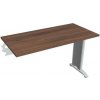 Hobis Pracovný stôl Flex, 120x75,5x60 cm, orech/kov Hobis Pracovný stôl Flex, 120x75,5x60 cm, orech/kov