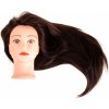 KIK KX6961 Cvičná hlava vlasy hnedé