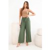 Fashionweek Dámske nohavice ľahké vzdušné so širokými nohavicami K5878 Farba: Khaki, Veľkosť: Universal Fashionweek Dámske nohavice ľahké vzdušné so širokými nohavicami K5878 Farba: Khaki, Veľkosť: Universal