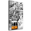 Vertikálny foto obraz na plátne Električka Lisabon 50x100 cm Vertikálny foto obraz na plátne Električka Lisabon 50x100 cm