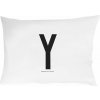 Obliečka na vankúš Arne Jacobsens Vintage ABC písmeno Y Obliečka na vankúš Arne Jacobsens Vintage ABC písmeno Y