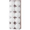 Gule MagicHome Vianoce,10 ks, biele, na vianočný stromček, 6 cm Gule MagicHome Vianoce,10 ks, biele, na vianočný stromček, 6 cm