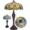 Lampa s retiazkami Tiffany SPRING Ø40*60 1221 sklíčok Lampa s retiazkami Tiffany SPRING Ø40*60 1221 sklíčok