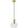 Toolight - Stropná lampa závesná sklenená guľa zlatá APP902-1CP, OSW-06676 Toolight - Stropná lampa závesná sklenená guľa zlatá APP902-1CP, OSW-06676