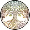 Závesná okrúhla vitráž - Strom života - Príroda Závesná okrúhla vitráž - Strom života - Príroda