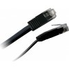 Gembird PP6UF-5M/BK Patch, UTP Cat6 flat, 5m, černý