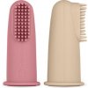 Petite&Mars Kefky na prst Rose&Sand 2ks 0m+ Petite&Mars Kefky na prst Rose&Sand 2ks 0m+