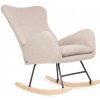 Hojdacie kreslo LUNNIE béžové TEDDY BOUCLÉ 856766 Hojdacie kreslo LUNNIE béžové TEDDY BOUCLÉ 856766