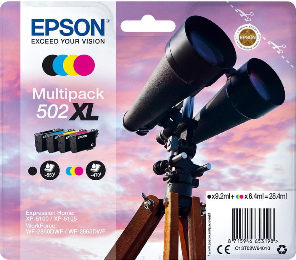Epson 502XL Multipack - originálny