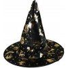 Detský klobúk zlatý a čierny čarodejnica/Halloween Detský klobúk zlatý a čierny čarodejnica/Halloween
