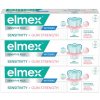 Elmex Sensitive Sensitivity + Gum Strenght Whitening zubná pasta 3×75 ml Elmex Sensitive Sensitivity + Gum Strenght Whitening zubná pasta 3×75 ml
