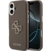 Guess PU Resin Logo Case for iPhone 17 Brown (57983128944)