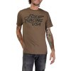 Fox Flag ss Premium tee, military, L Fox Flag ss Premium tee, military, L