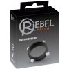 Rebel Cock Ring with Studs Black