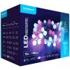 Modee Lighting LED vianočná reťaz 100 LED 10m ružová/biela bobule Modee Lighting LED vianočná reťaz 100 LED 10m ružová/biela bobule