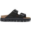 Semišové šľapky Birkenstock Arizona Chunky Birkenstock x Papillio 1028403 čierna EUR 40 Semišové šľapky Birkenstock Arizona Chunky Birkenstock x Papillio 1028403 čierna EUR 40