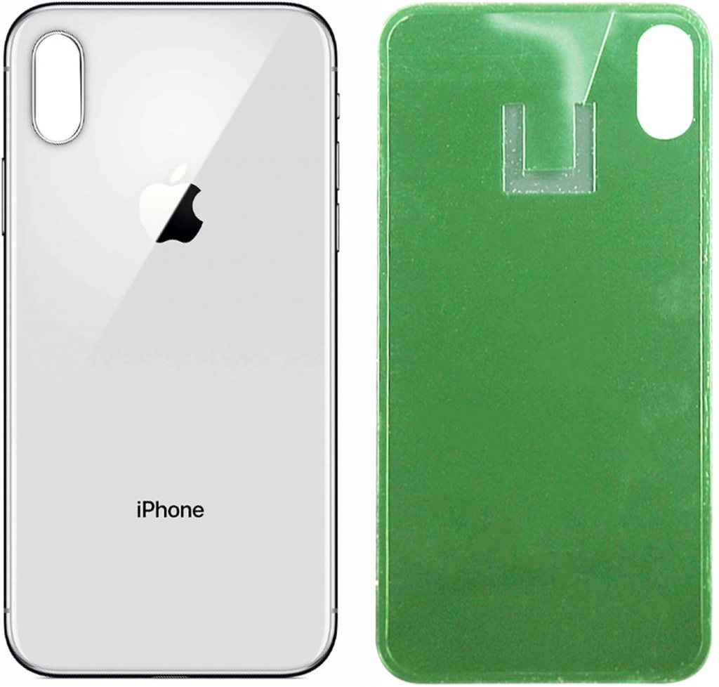 Kryt Apple iPhone X zadný biely